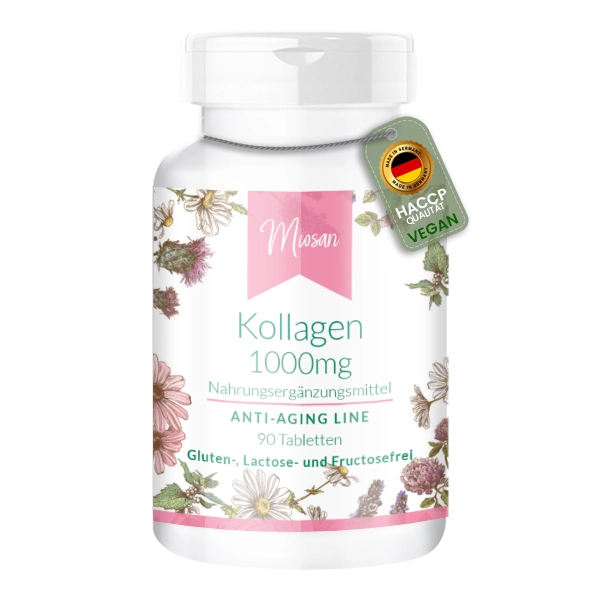 Kollagen 4000 mg | ANTI-AGING LINE | 90 Tabletten | Miosan