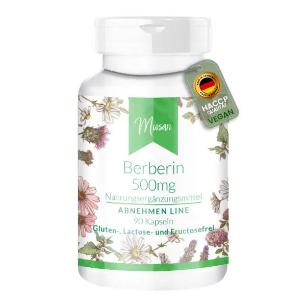 Berberin 500 mg- 90 Kapseln | Miosan